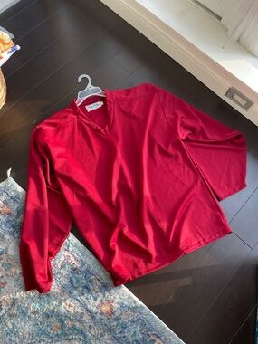 NEW ALPHA RED VINTAGE HOCKEY JERSEY